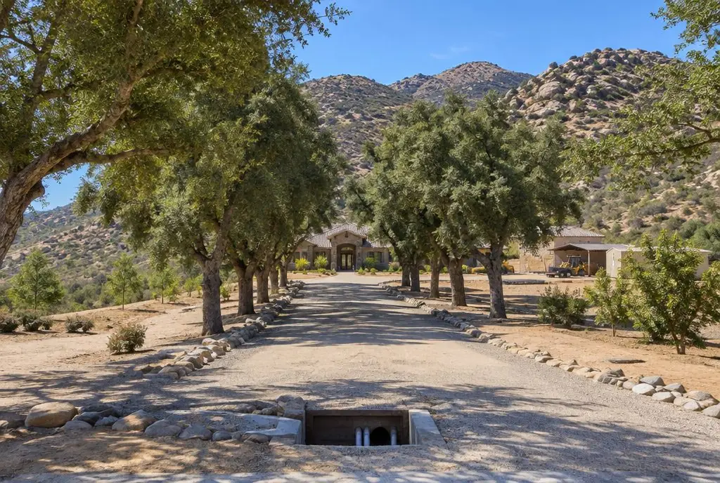 Illustration: a typical Sand Canyon street of homes